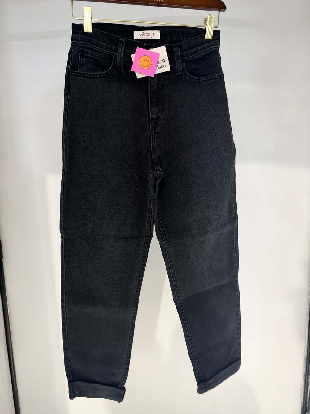 Jeans Size 5 (W26) Black High Rise Denim
